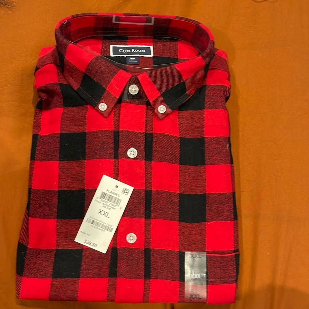 Men’s buffalo plaid long sleeve
